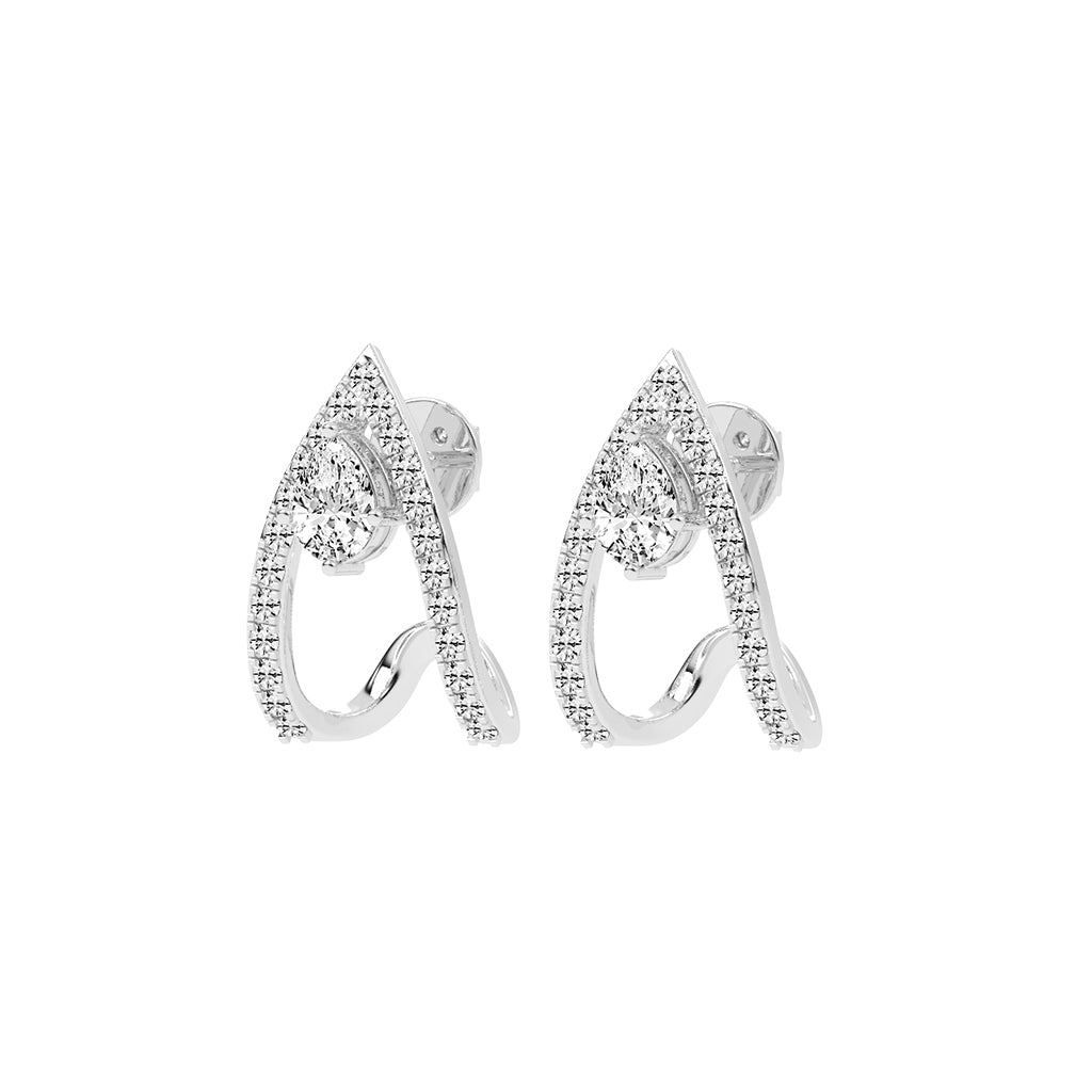 Apex Sparkle Contour Earrings