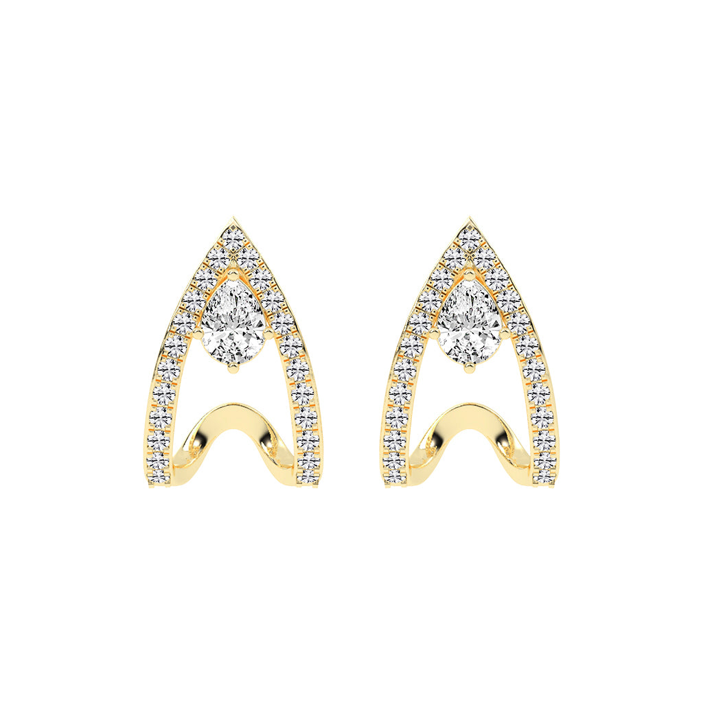Apex Sparkle Contour Earrings