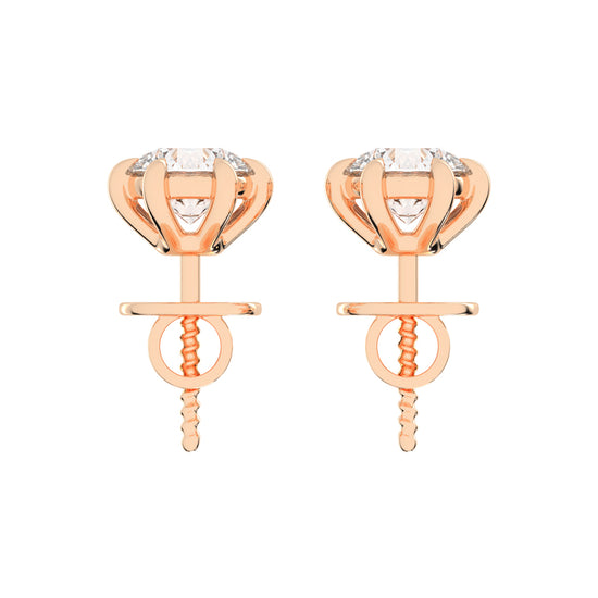 Wonderful Round Shape Studs Earrings