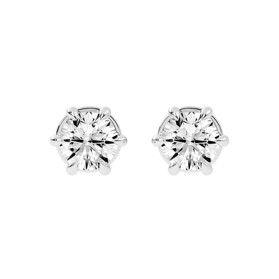 Wonderful Round Shape Studs Earrings