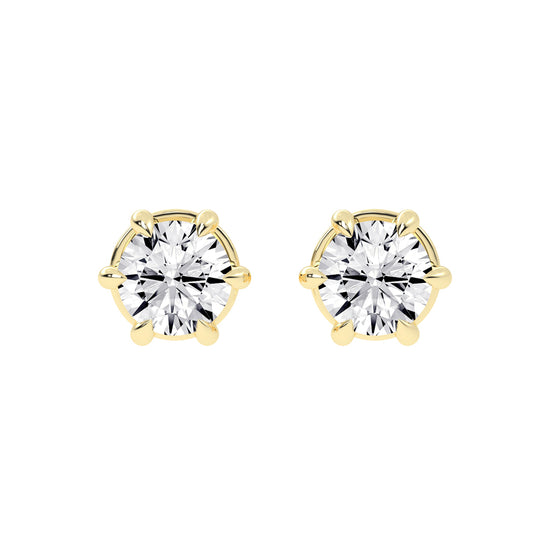 Wonderful Round Shape Studs Earrings