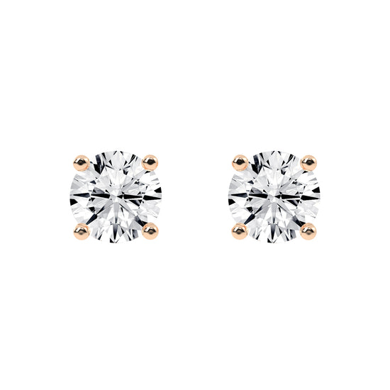 The Blush Solitaire Studs