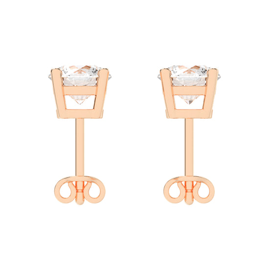 The Blush Solitaire Studs