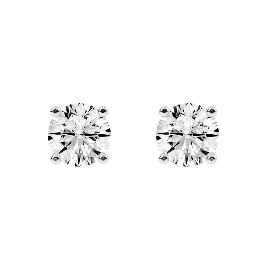 The Blush Solitaire Studs