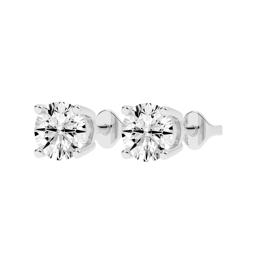 The Blush Solitaire Studs