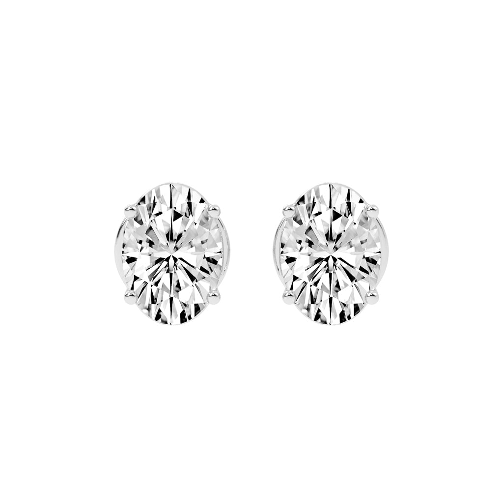 Artisan Blossom Diamond Solitaire Studs