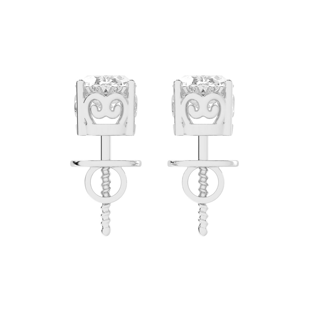 Artisan Blossom Diamond Solitaire Studs