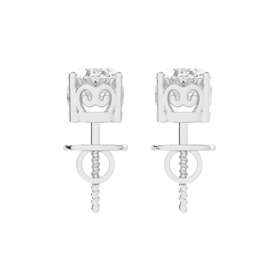 Artisan Blossom Diamond Solitaire Studs