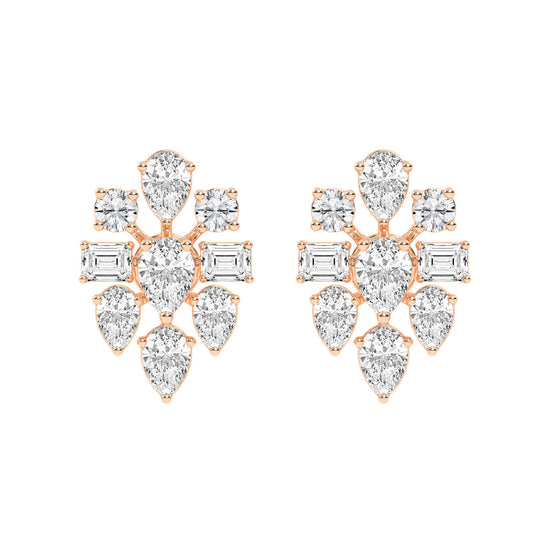 Aurora Blossom Cluster Studs