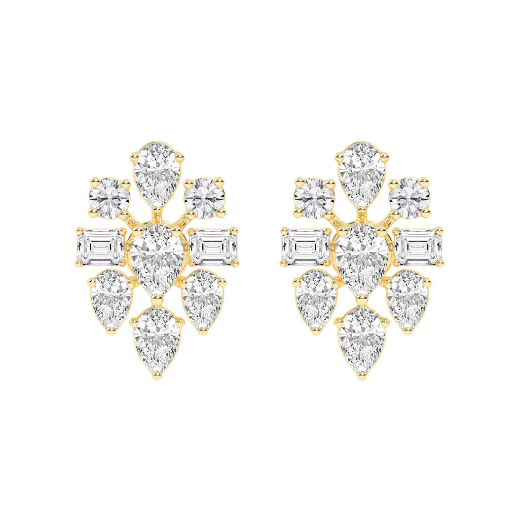 Aurora Blossom Cluster Studs