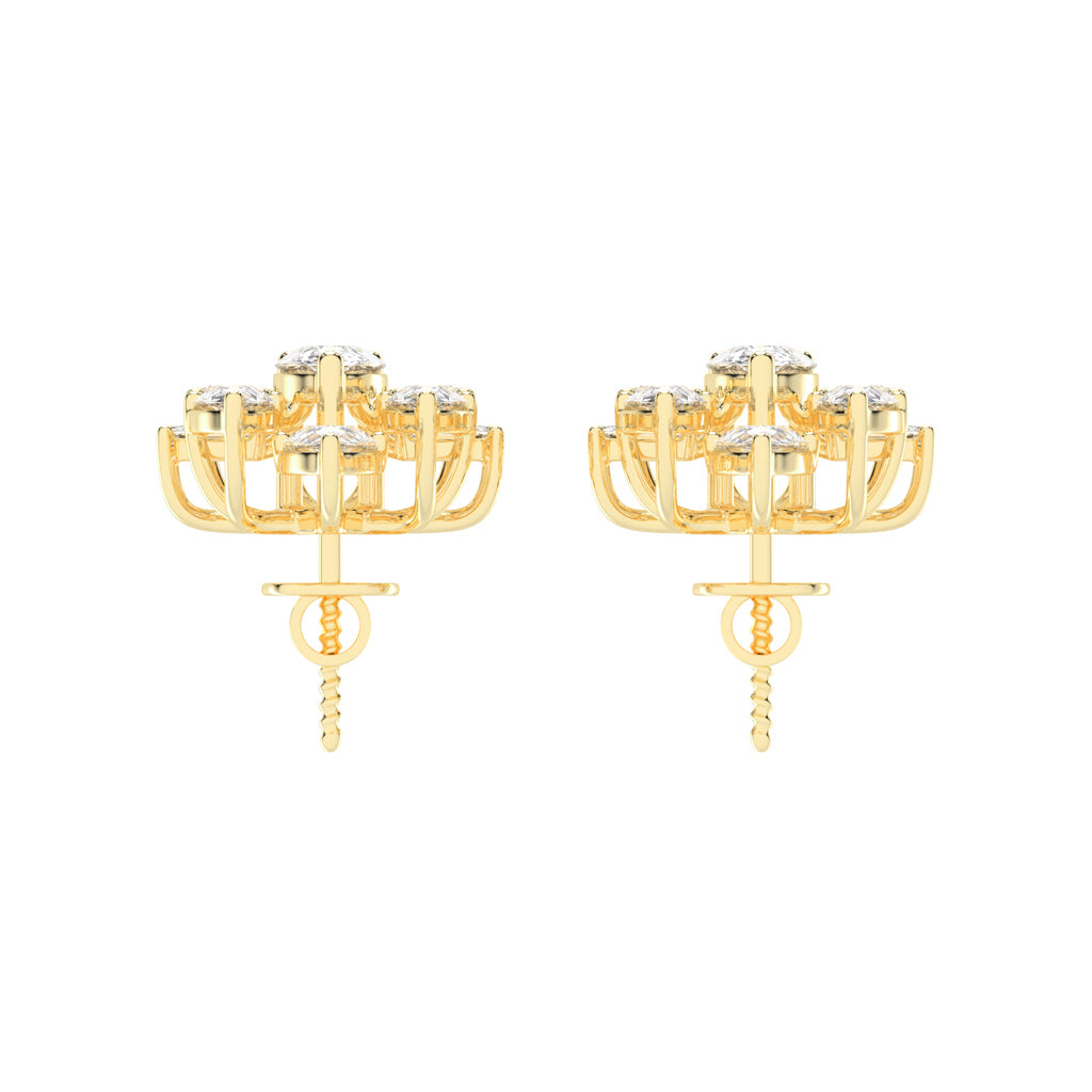 Aurora Blossom Cluster Studs
