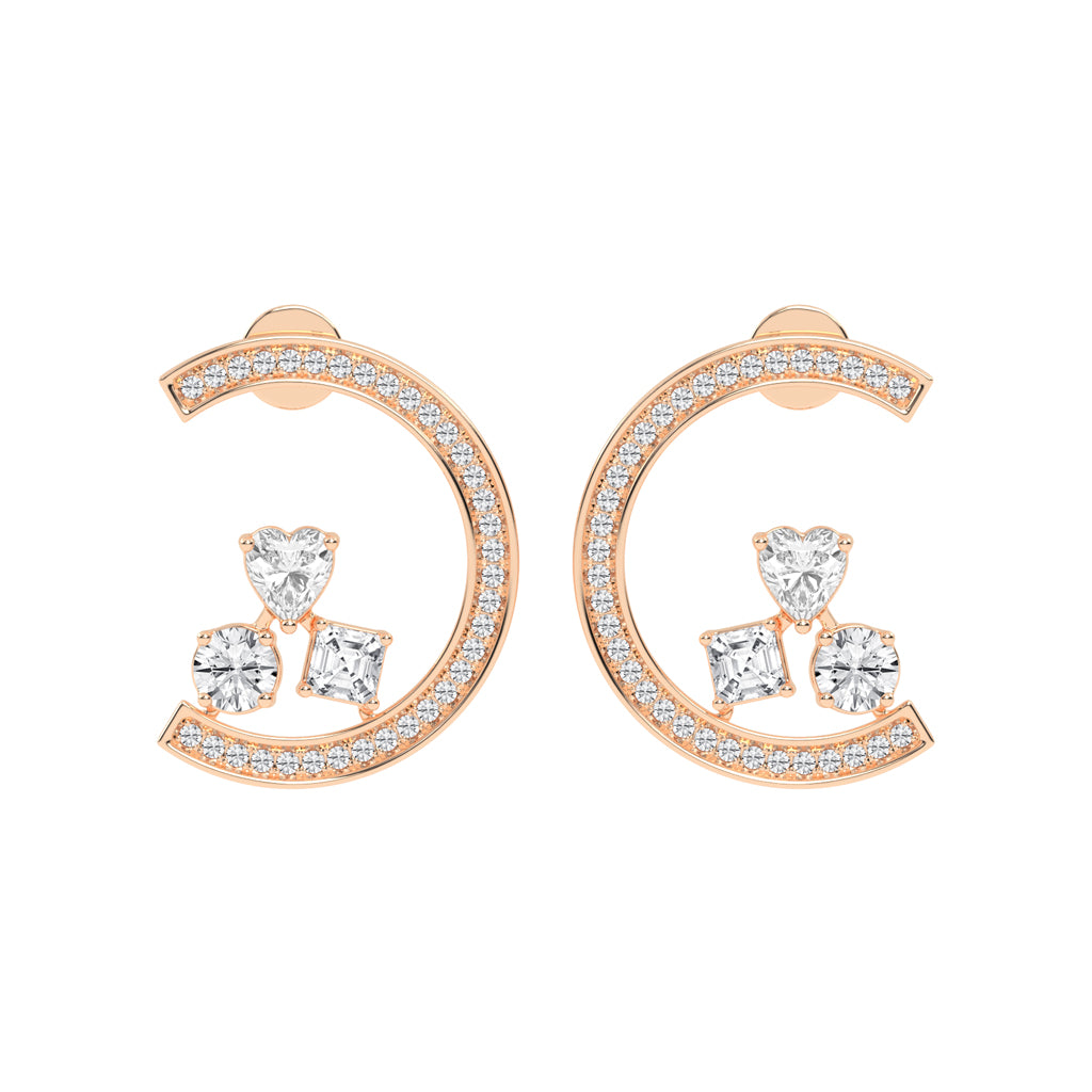 Crescent Lumina Embrace Earrings