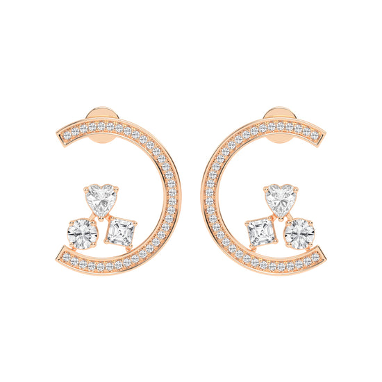 Crescent Lumina Embrace Earrings
