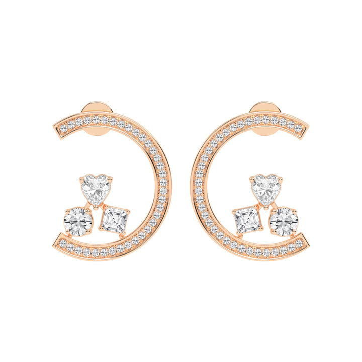 Crescent Lumina Embrace Earrings