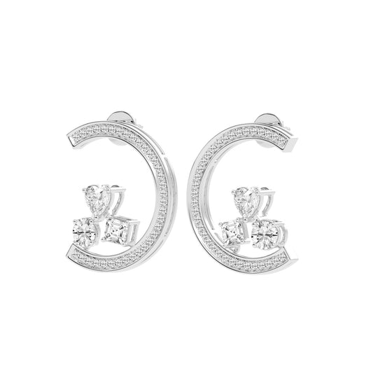 Crescent Lumina Embrace Earrings