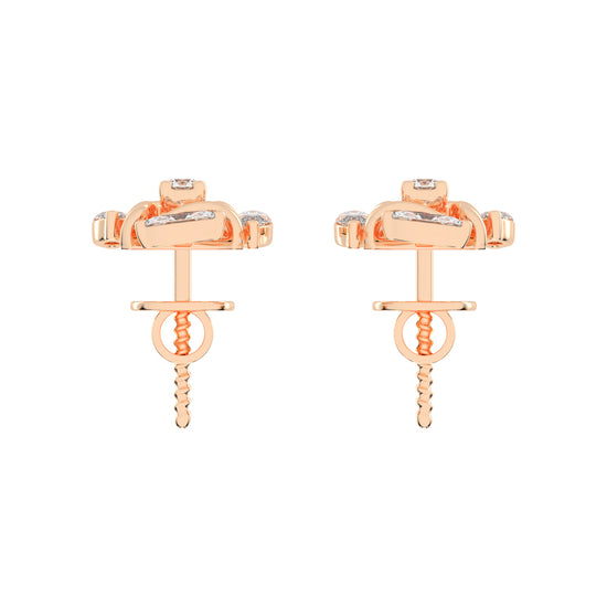 Celestial Marquise Bloom Diamond Cluster Studs
