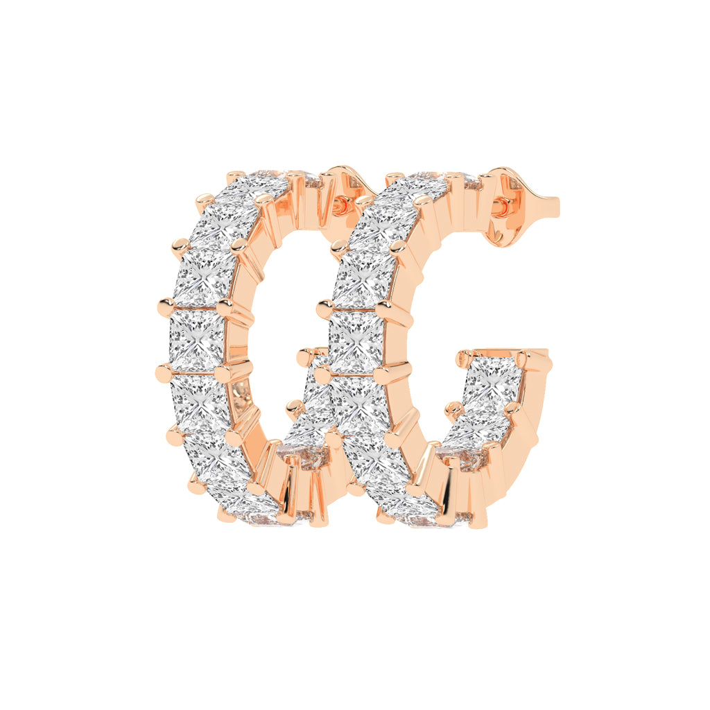 Curve Diamond Horizon Hoops
