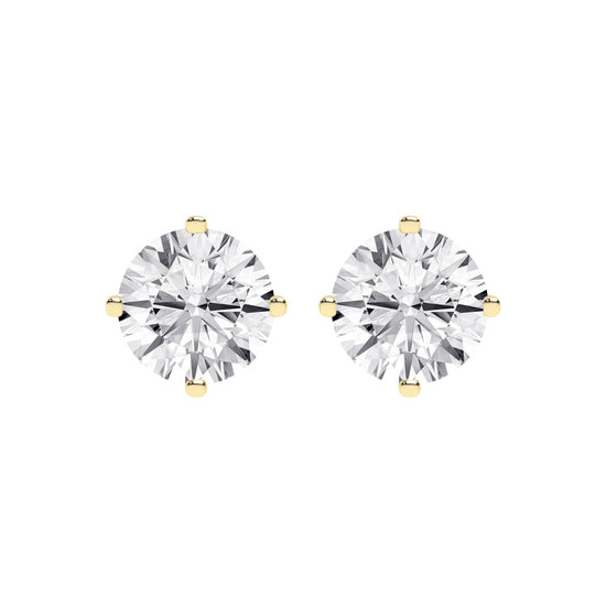 Timeless Brilliance Solitaire Diamond Studs