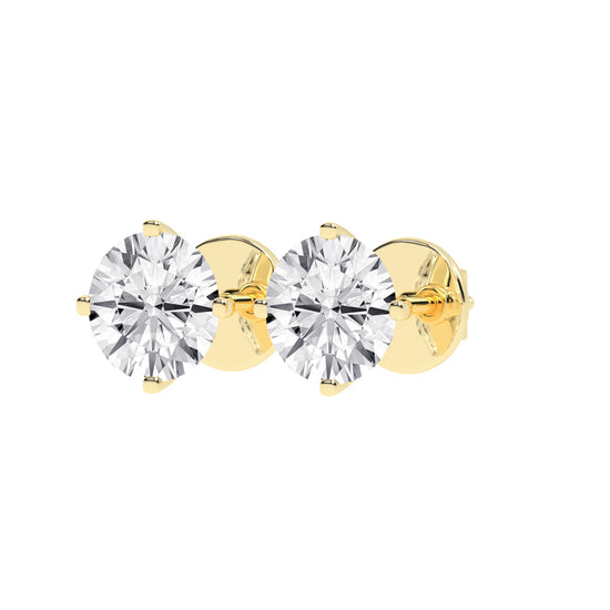 Timeless Brilliance Solitaire Diamond Studs