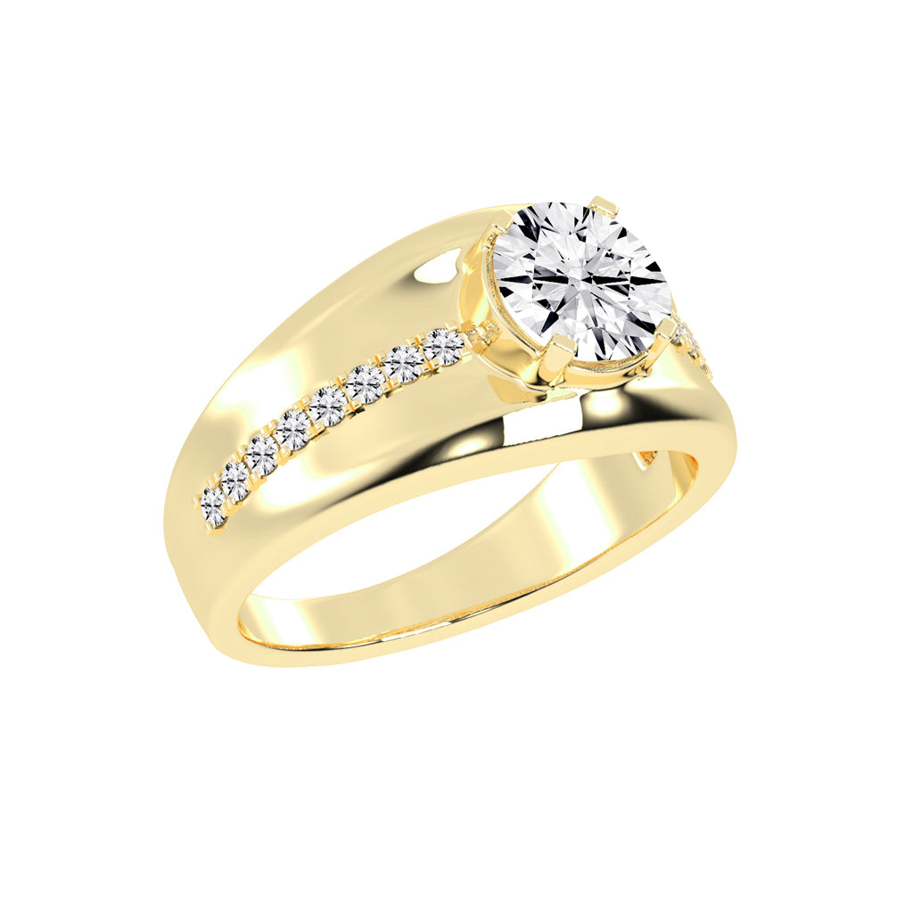 2.25Ct Round Shape Rings