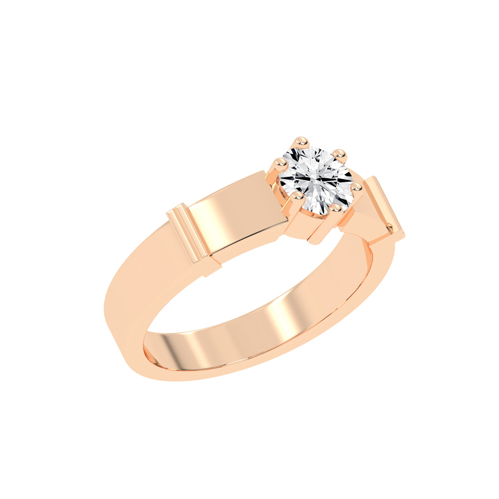 0.75Ct Round Shape Rings