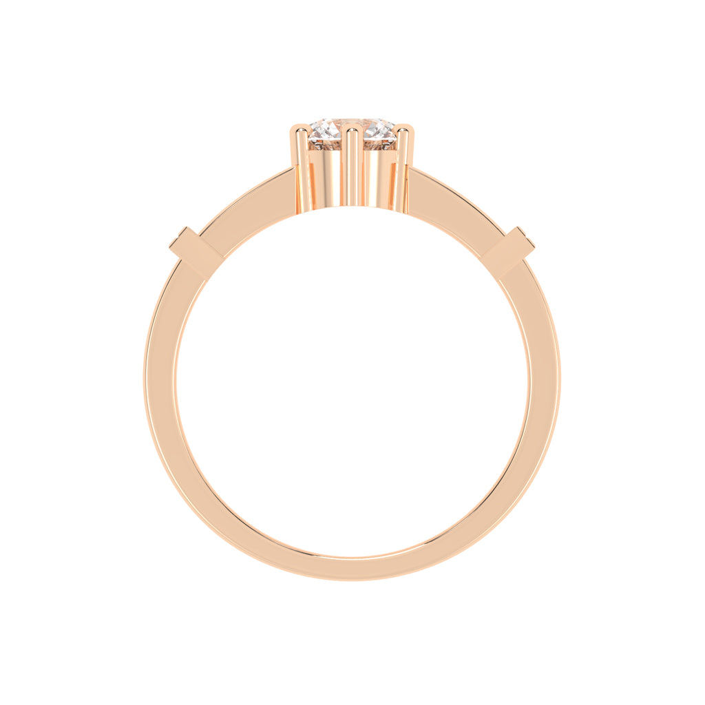 0.75Ct Round Shape Rings
