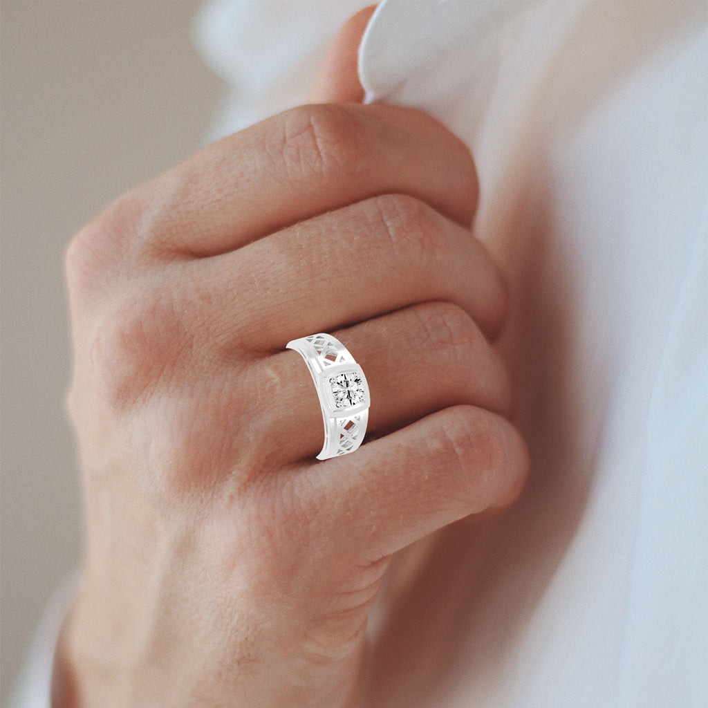 0.75Ct Round Shape Rings