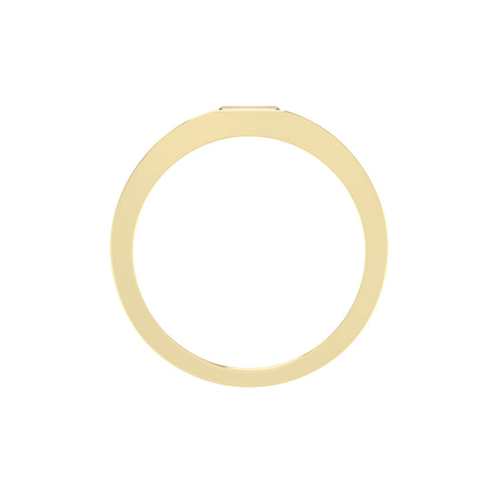 Twirling Elegance Buguette Shape Rings