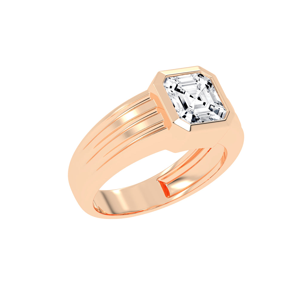 2.50Ct Asscher Shape Rings