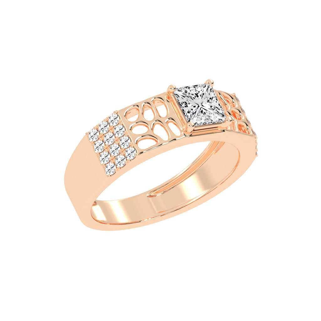 1.50Ct Princess Shape Solitaire