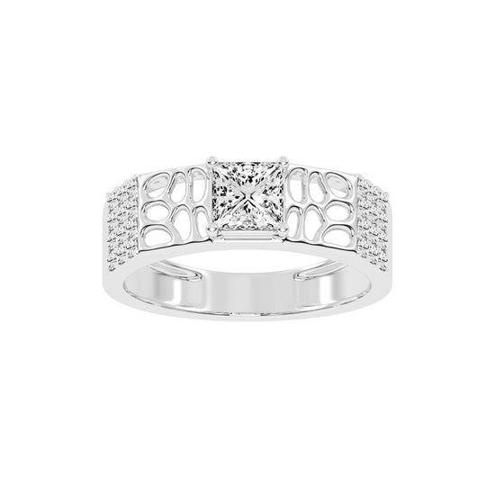 1.50Ct Princess Shape Solitaire