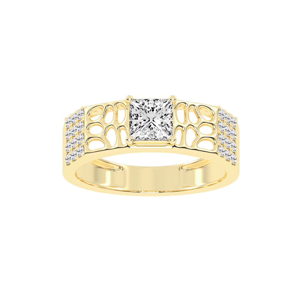 1.50Ct Princess Shape Solitaire