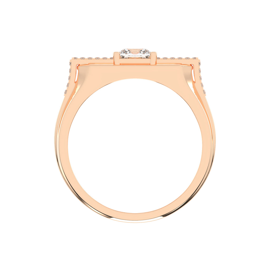 1.25Ct Princess cut Graceful Solitaire