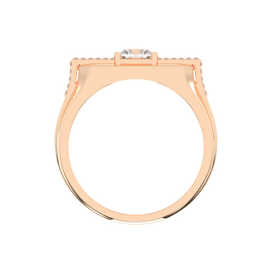 1.25Ct Princess cut Graceful Solitaire