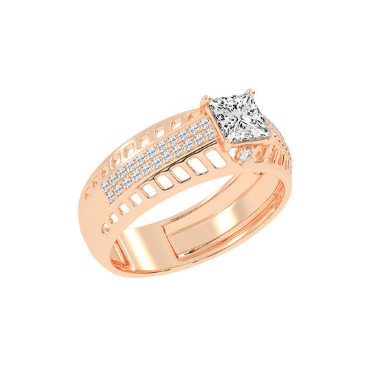 1.25Ct Princess Cut Solitaire