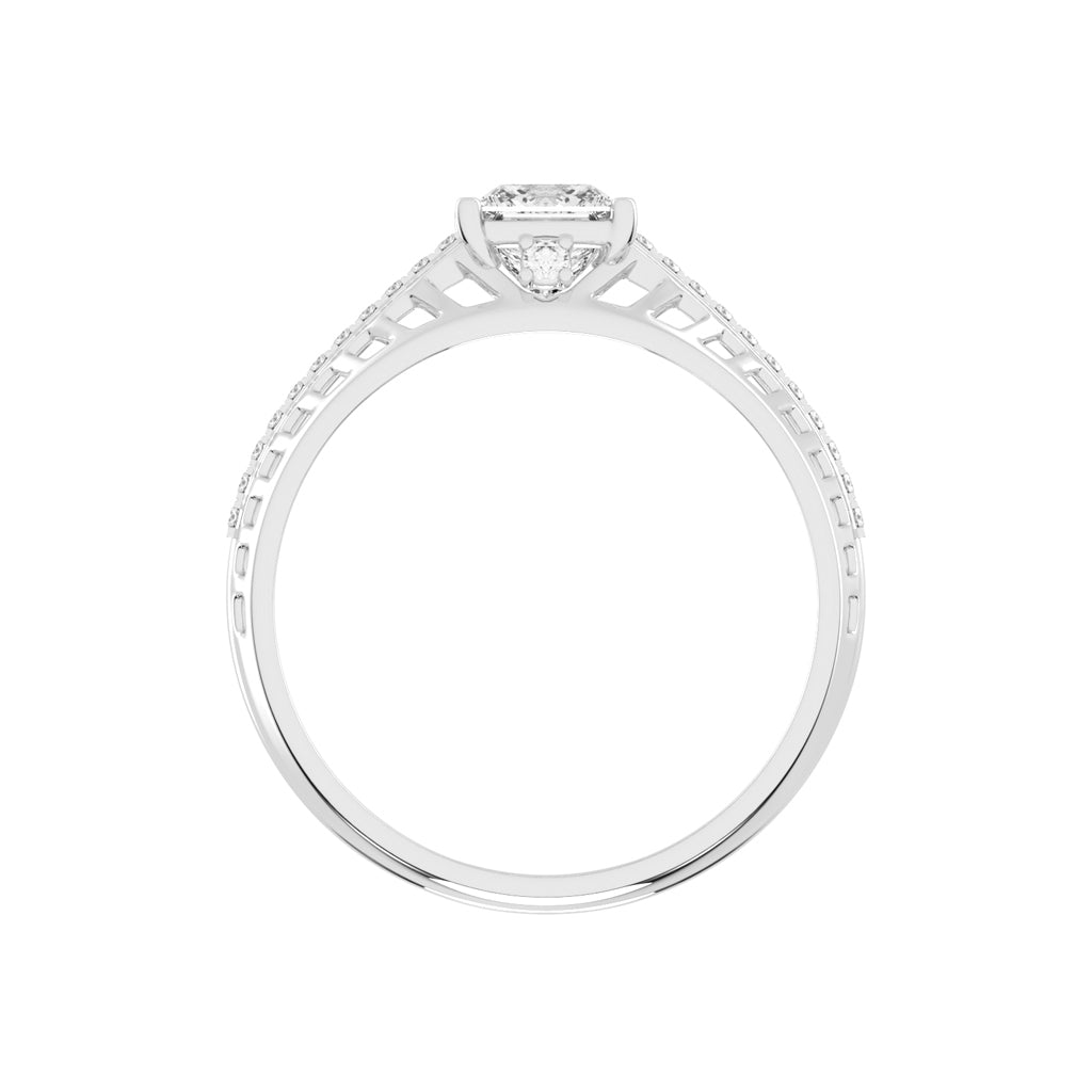 1.25Ct Princess Cut Solitaire