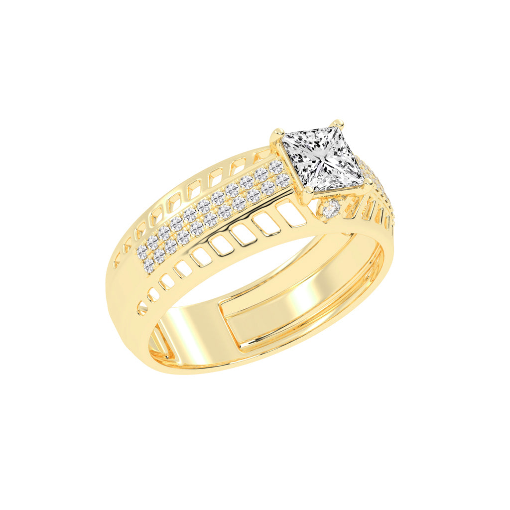 1.25Ct Princess Cut Solitaire