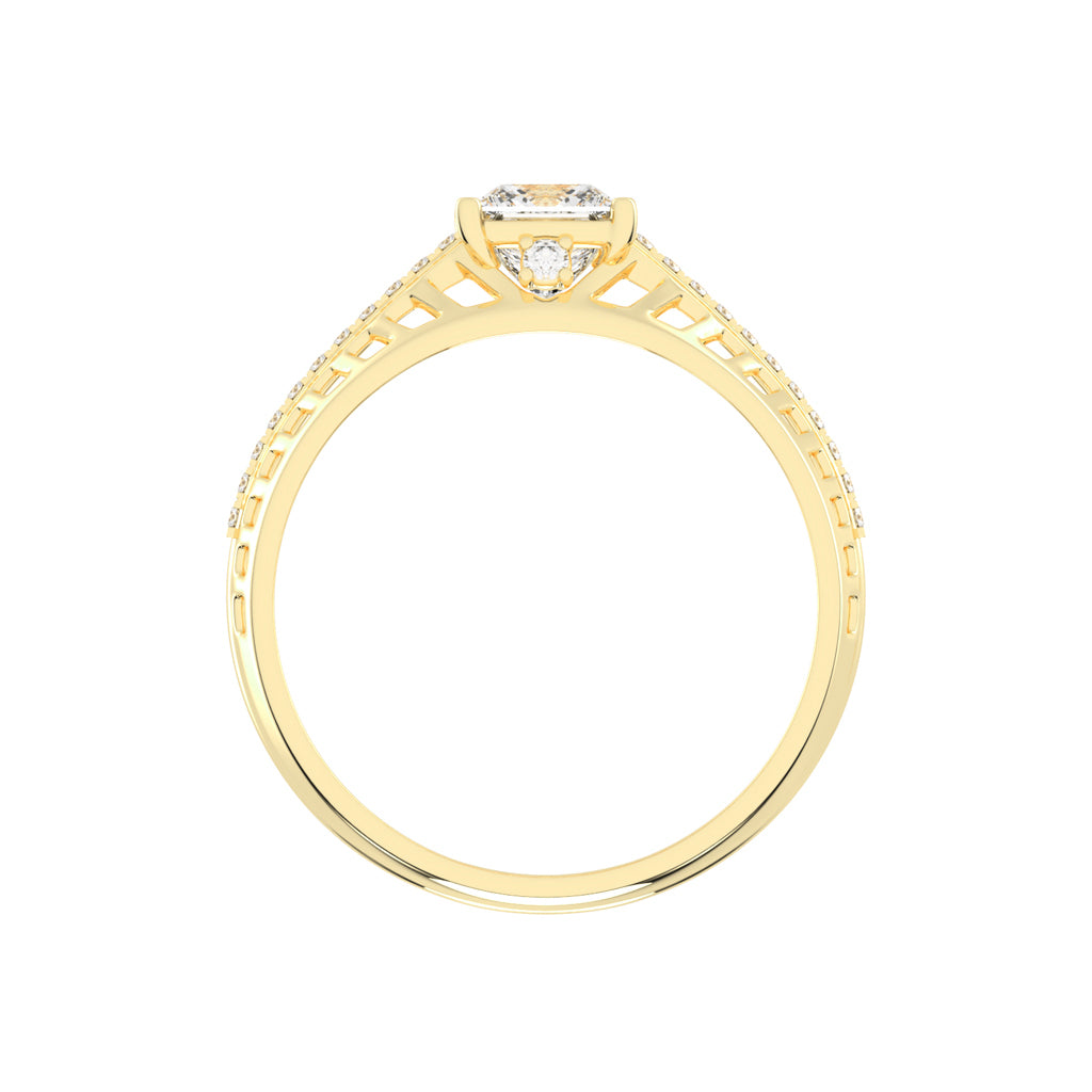 1.25Ct Princess Cut Solitaire