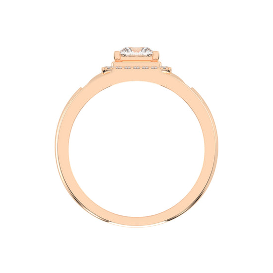 1.25Ct Princess Shape Solitaire