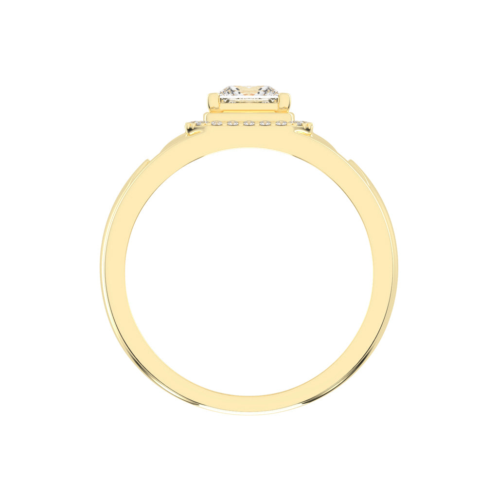 1.25Ct Princess Shape Solitaire