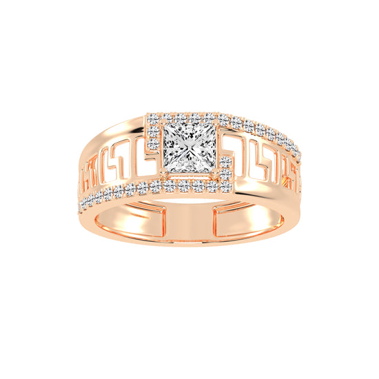 1.25Ct Princess Shape Solitaire