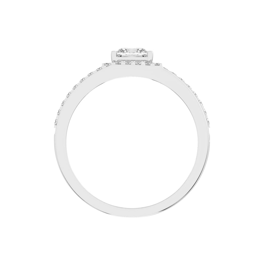 1.25Ct Princess Shape Solitaire