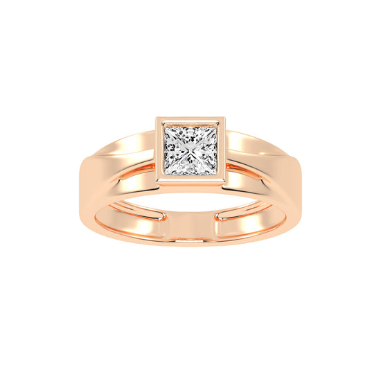 1.00Ct Princess Shape Solitaire