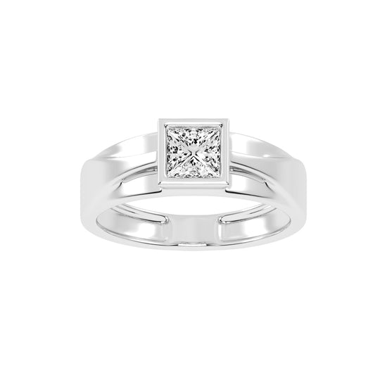 1.00Ct Princess Shape Solitaire