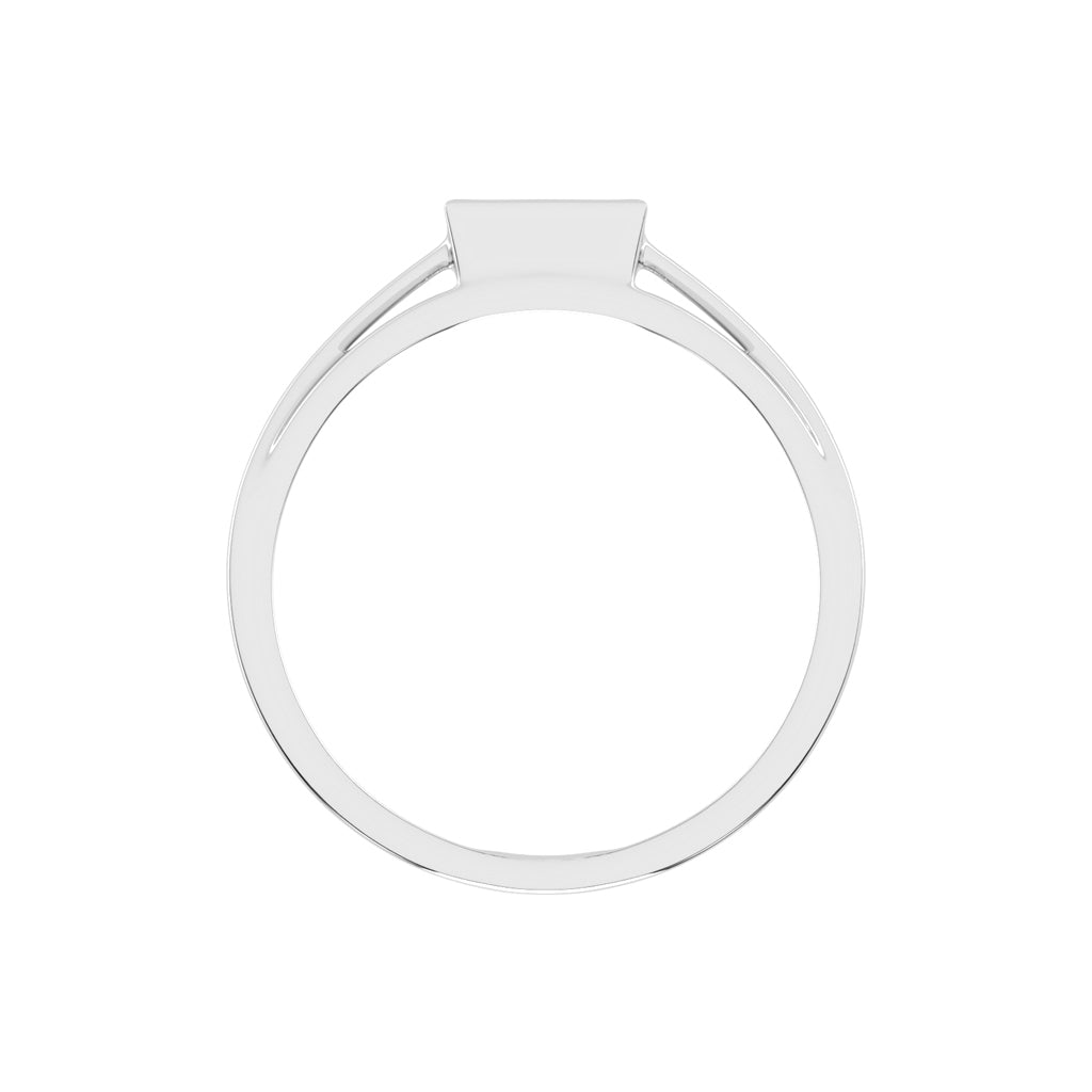 1.00Ct Princess Shape Solitaire