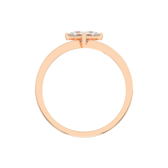 1.00Ct Princess Shape Solitaire