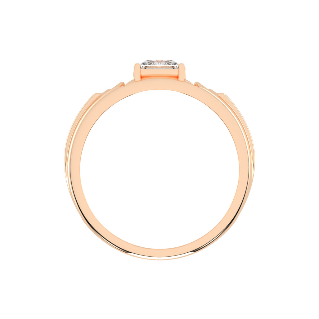 1.00Ct Princess Shape Solitaire