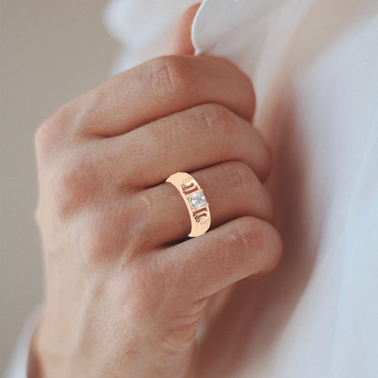 1.00Ct Princess Shape Solitaire