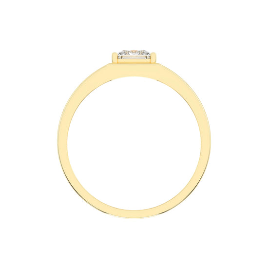 1.00Ct Princess Shape Solitaire