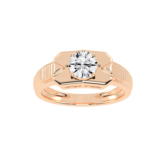 1.00Ct Round Shape Solitaire